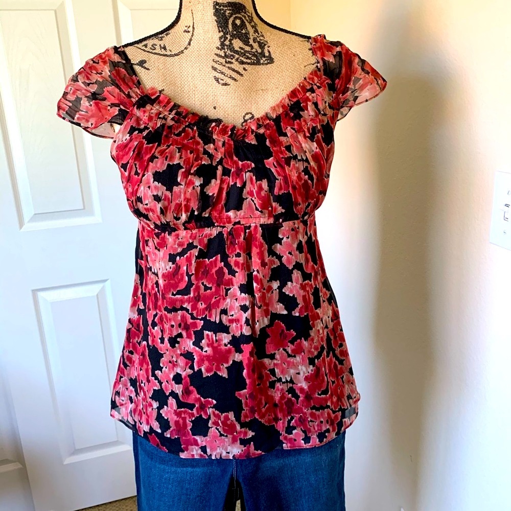 Silk. Lined. Summer top